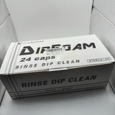 Tattoo Disposable Dip Foam Sponge 24 Cap Cups Cleaning for Needle and Tip Rinse