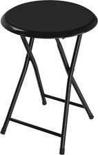 Folding Stool - Backless 18-Inch Stool with 225Lb Capacity for Kitchen or Rec Ro