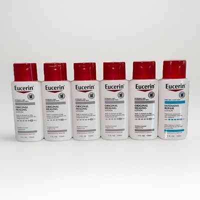 Eucerin Healing & Intensive Body Lotion, Fragrance-Free, Moisture-Rich, 5 oz 6X