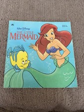   Vintage 1991 First Edition Disney The Little Mermaid Golden Look-Look Book