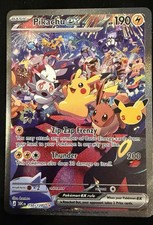 Pokemon 30th Anniversary Celebration : Pikachu ex SIR 150/128 Night Variant MINT on eBay