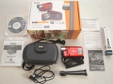 Vivitar 528 Digital Video Camera 5.1MP HD Camcorder with Box Manual Case Tripod
