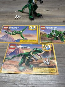 LEGO 31058 Mighty Dinosaurs Creator 3 In 1 W/ Manual Read !!!!!