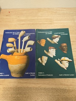 1986 Vintage Book: Naissance De La Pipe En Terre A Saint-Quentin-La-Poterie 1-2