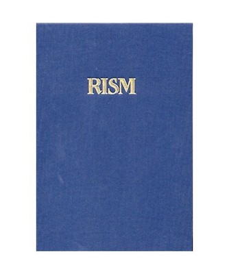RÃ pertoire International des Sources Musicales [RISM] / Einzeldrucke vor 1800
