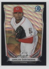 2014 Bowman Chrome Prospects Black Wave Refractor Carlos Contreras #BCP7 1b0