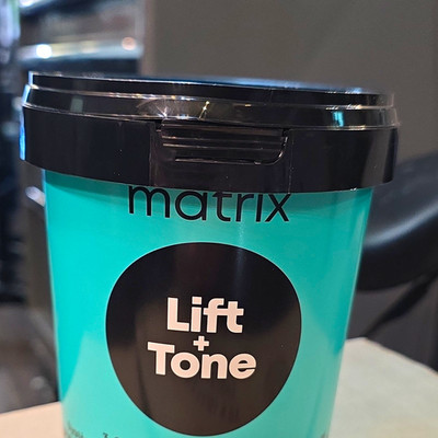 Matrix Lift + Tone Hair Lightener Hair Color Product Tub White