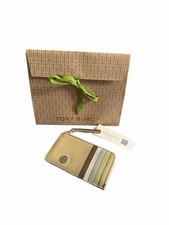 Tory Burch Robinson PebbledLeather Zip Card Case - NWT