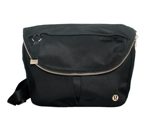 LULULEMON All Night Festival Bag 5L Black Polyester Gold Hardware LW9CC6S