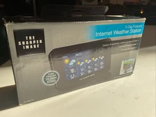 The Sharper Image 5 Day Forecast Internet Weather Station EC-WS115 NEW OPEN BOX