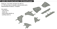Eduard Accessories 648594 - 1:48 Mig-19 Wheel Well Doors For Eduard/Trumpeter