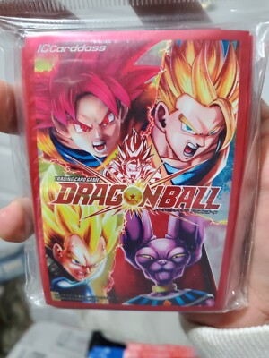 vegeta card sleeves Official Case & Card Set 03 Gogeta - Dragon Ball Super Card Game | Authentic Japanese Dragon Ball TCG Set quality accessory for collectors and players of the Dragonball Super Card Game IC Carddass Dragon Ball Vol.1: