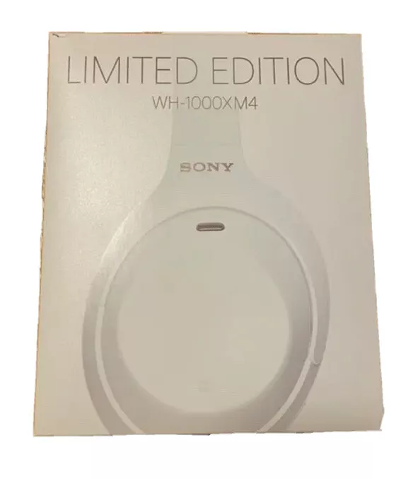 SONY WH-1000XM4 Bluetooth wireless Headphones Silent White Limited Edition  Rare