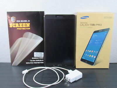 Samsung Galaxy Tab Pro  16GB, Wi-Fi, 8.4in - Black Bundled W/Screen Protector