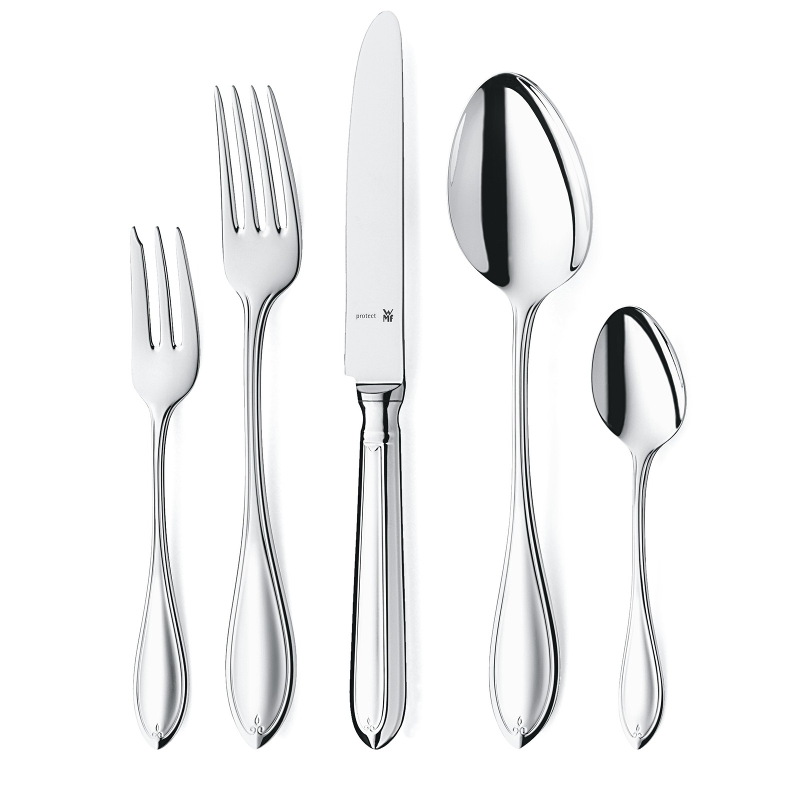 Wmf  Edelstahlfarben Besteck-Set "Premiere In Klassisch-Eleganter Optik Ergonomisch Wellenschliff" Spülmaschinengeeignet Optimale Schärfe Hochwertiger Besteckkasten von Baur - Image 2