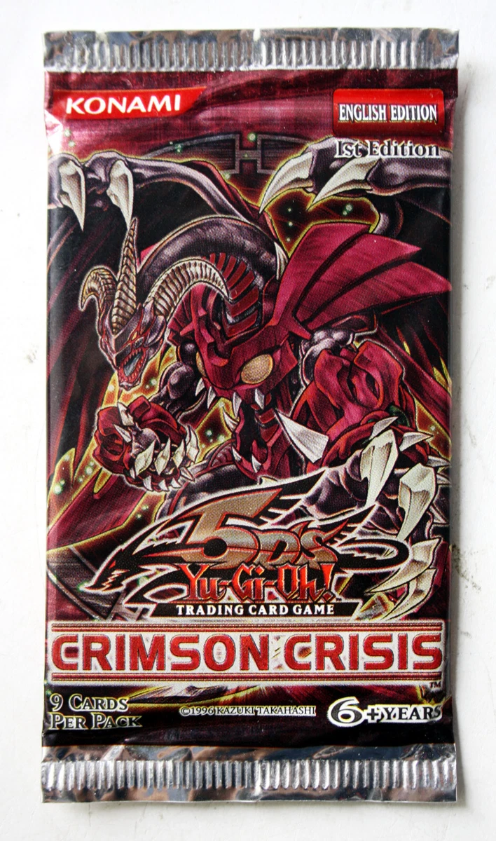Yu-Gi-Oh! TCG Crimson Crisis Sealed Collectible Card Game Packs