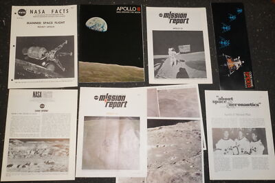 Vintage NASA Publications NASA Manned Space Flight Apollo 8 10 14 15