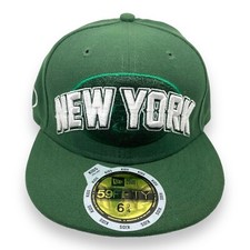 New York Jets Kids New Era Draft 59FIFTY Fitted Cap Green NWT Kids Size 6 3/4