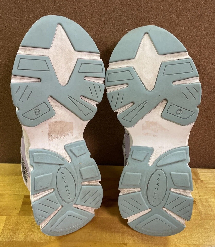 Topshop Zapatillas Gruesas Rosa Camber Para Mujer Talla 7 Deportivas Chic Color Acentos GC Foto 4 de 4