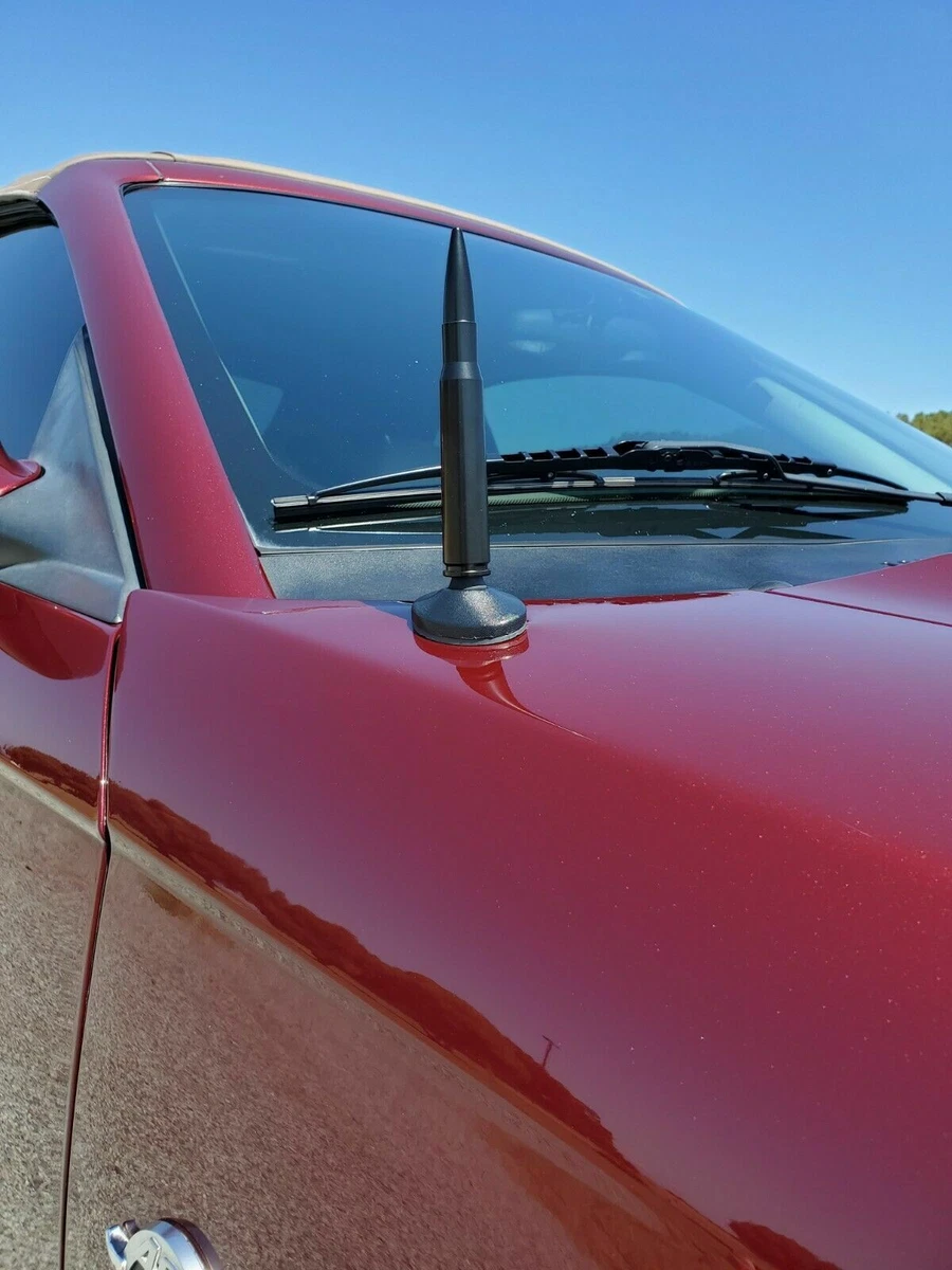 Bullet Style 0.5 Cal Black Antenna Mast Rod for FORD MUSTANG 1979