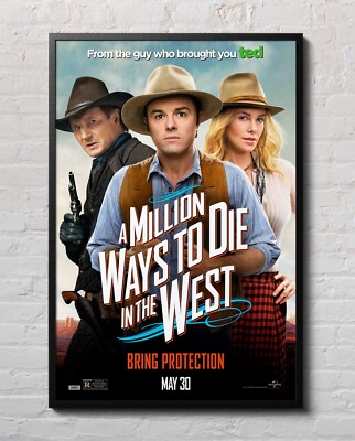 A Million Ways to Die in the West 2014 Movie Poster 24''x36'' GlossyUnframed 14010