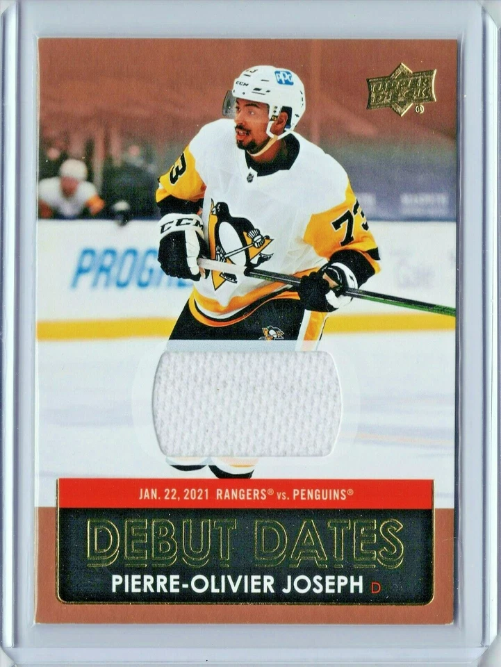 2021-22 Upper Deck Hockey Debut Dates ROOKIE JERSEYS RC - U PICK - NM to MINT - Image 4 of 4