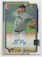 2015 BOWMAN PROSPECTS ALEX BALOG AUTOGRAPH ROOKIE CARD RC COLORADO ROCKIES