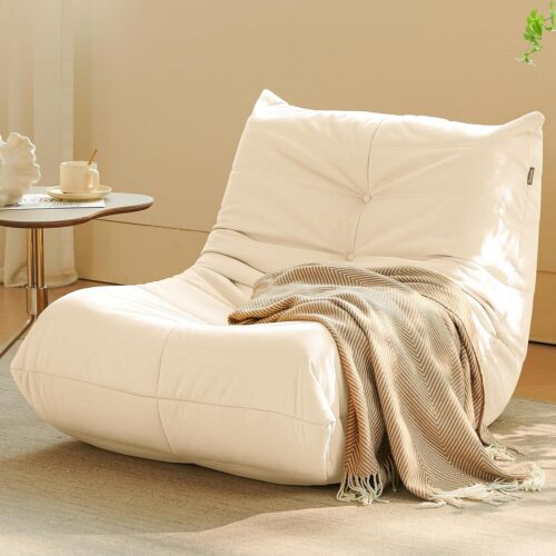 Handcrafted Suede Chair - Comfort & Elegance in a Medium-Firm Bean Bag Sofa - Picture 3 of 8
