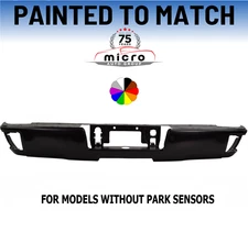 NEW Choose Your Color Rear Bumper For 2014-2018 Chevrolet Silverado GMC Sierra