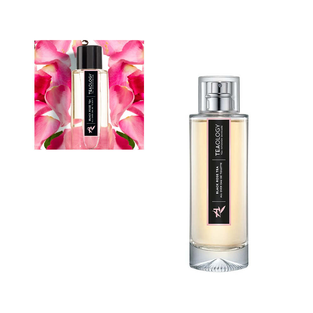 TEAOLOGY PROFUMI ALL OVER EAU DE TOILETTE 100ml SPRAY BLACK ROSE TEA - T50208