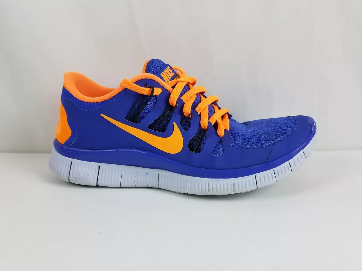 Referéndum Buscar a tientas Innecesario Nike Free 5.0 Women&#039;s Running Shoes Size 6.5 Blue Orange Athletic  Trainers | eBay