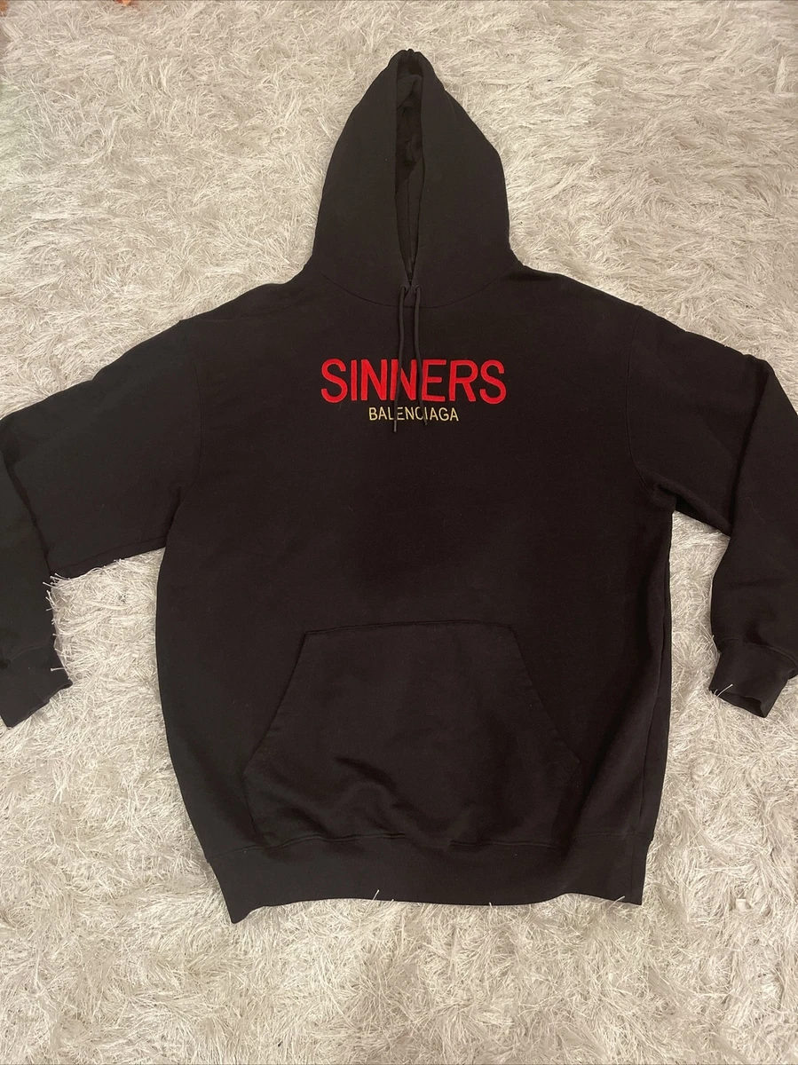Balenciaga Mens BB Pixel Medium Fit Hoodie Black SS21 Mens US #7 Balenciaga Mens BB Pixel Medium Fit Hoodie Black SS21 Mens US