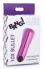 Bang! 10X Bullet Vibe Metallic Pink - Rechargeable Waterproof Mini Vibrator