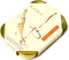 Japanese Canned Food Small Smelt Capelin Oil Pickled Fish Preserved Snack 105g