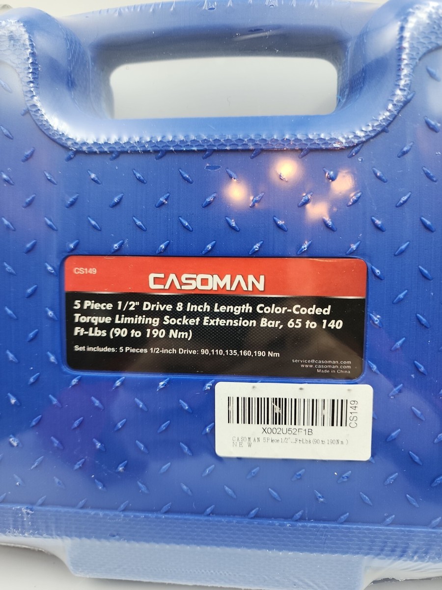 Casoman CS149 Pcs Torque Limiting Aluminum Extension Tire Deep