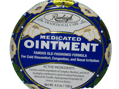 Rawleigh Medicated Ointment, 4.5 Oz Round Tin (Brand New)