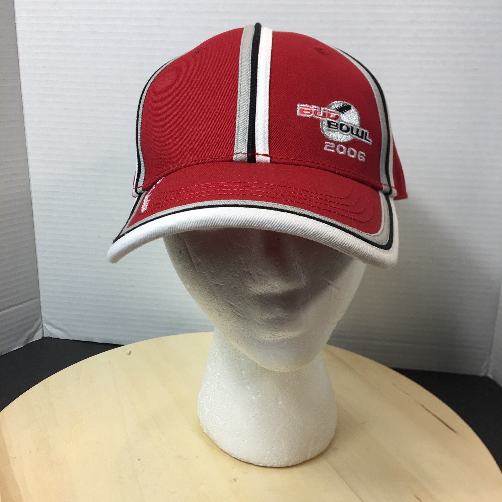 2006 BUD BOWL Baseball Hat Cap FOOTBALL  BUDWEISER BEER