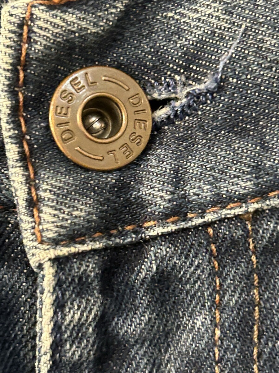 Vintage Diesel 32x29 Rame Jeans Bootcut Flair Denim Blue View 3