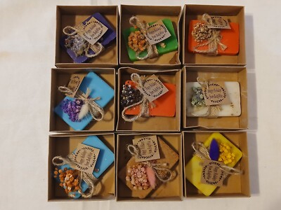 NEW Handcrafted Handmade Happy Holidays From Body Wise Dresser Drawer  Soaps - 9