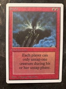 *** UNLIMITED Smoke *** NM-Mint Beauty! - DUTY FREE - Magic MtG