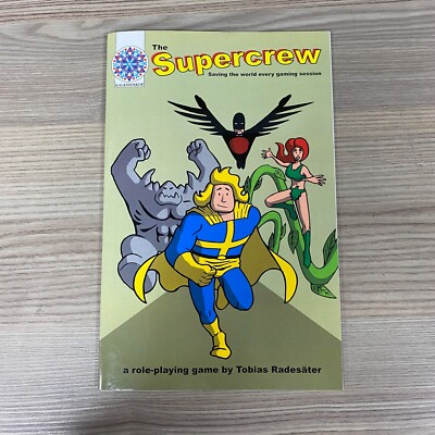 DIE SUPERCREW ROLLENSPIEL RPG SUPERHELDEN SOFTBACK COMIC BUCH