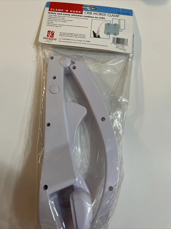 JL CHILDRESS Crib Mobile Attachment Clamp Fits Traditional Cribs - Image 2 of 3
