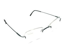 Jaguar JAG 3026-279 Titanium Green Rimless Eyeglasses 49-19 140 Vintage NOS