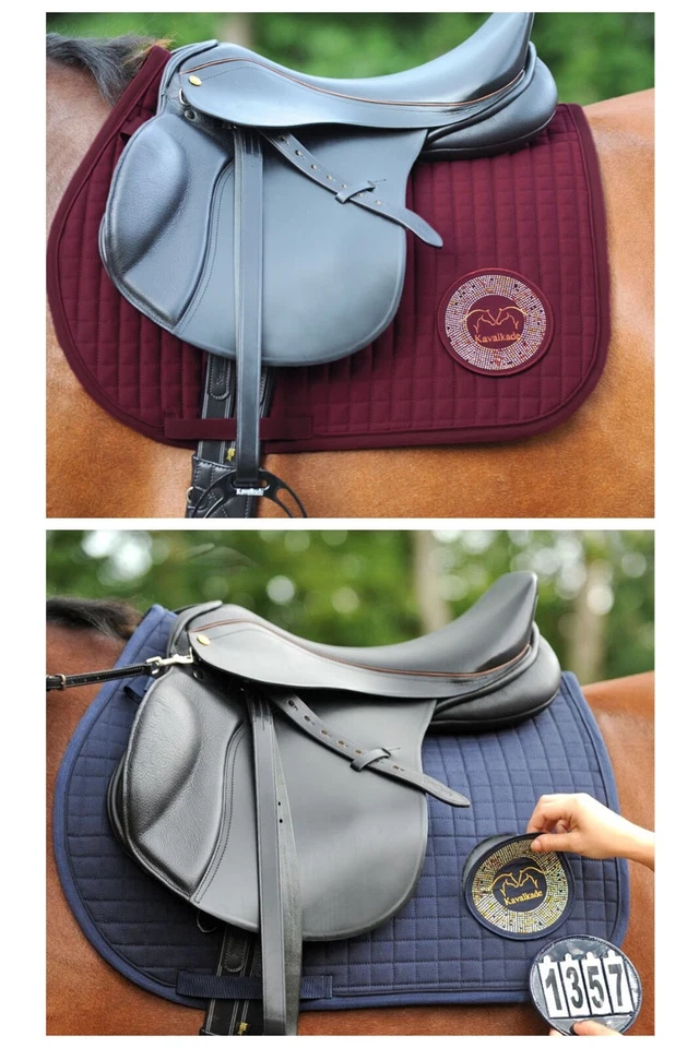 Kavalkade Schabracke LIA D oder VS/marine o. bordeaux Patches zum Tausch- H&H