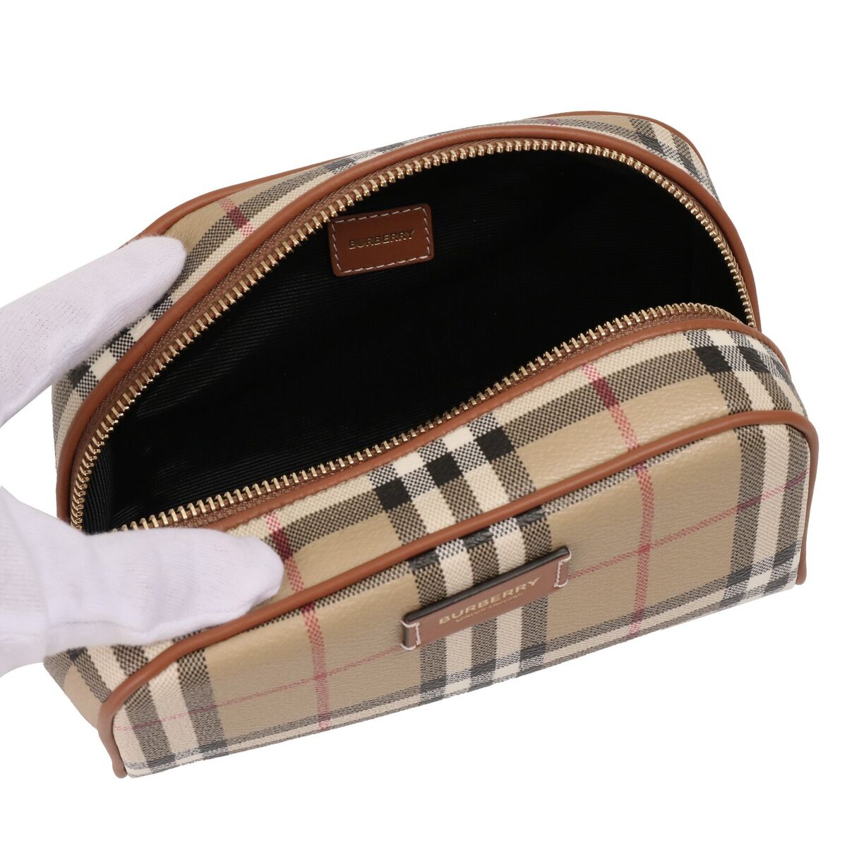 BURBERRY Makeup Pouch SM Cosmetic Pouch Polyurethane 8094419 BURBERRY Makeup Pouch SM Cosmetic Pouch Polyurethane 8094419
