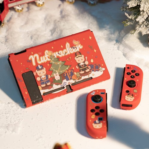 Protective Case for Nintendo Switch Console & Joycon Hard Cover Christmas Doll - Picture 9 of 12