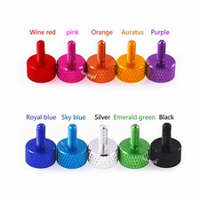 M3 Knurled Thumb Screws Aluminum Alloy Computer Case Round Hand Turn Knob Bolts