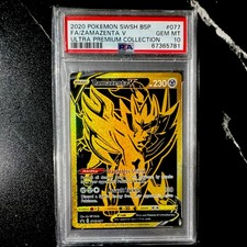 Pokemon TCG Zamazenta V SWSH077 PSA 10 2020 SWSH Promo Holo English on eBay