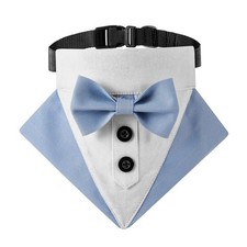 Dog Bowtie Bandana Formal Tuxedo Pet Collar Bow Tie Wedding Birthday Party