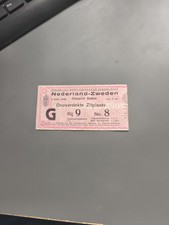 Altes Ticket 09.06.1948 Nederland - Zweden Niederlande Schweden Fussball